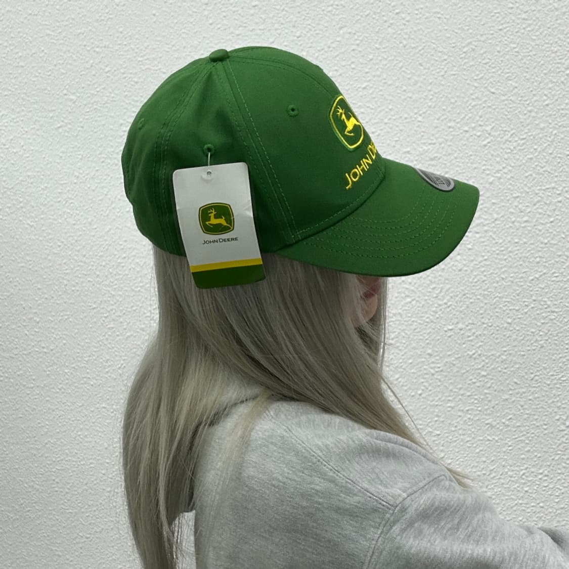 존디어 순록로고 그린 볼캡 상품이미지2
