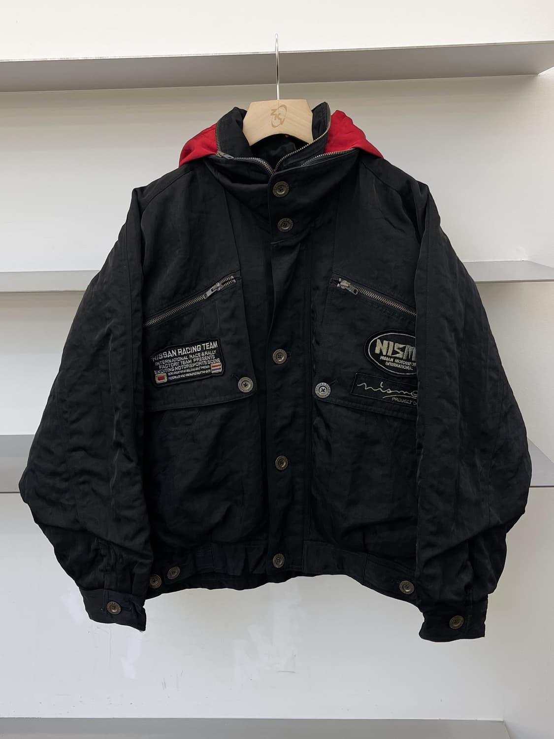 니스모 90s 레이싱 나일론 봄버 자켓 상품이미지1