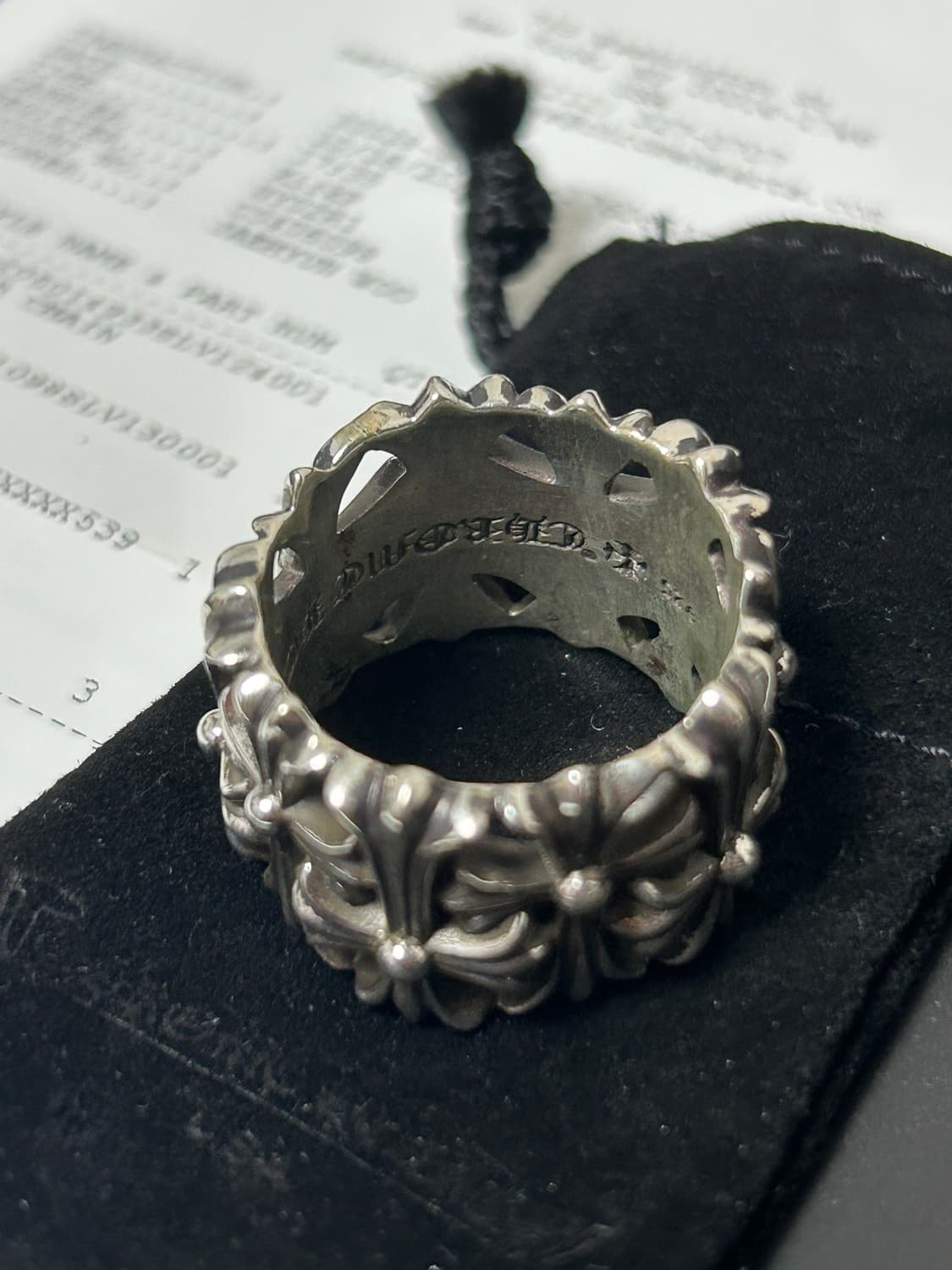 [새제품] 크롬하츠 세메터리링 us13 상품이미지2