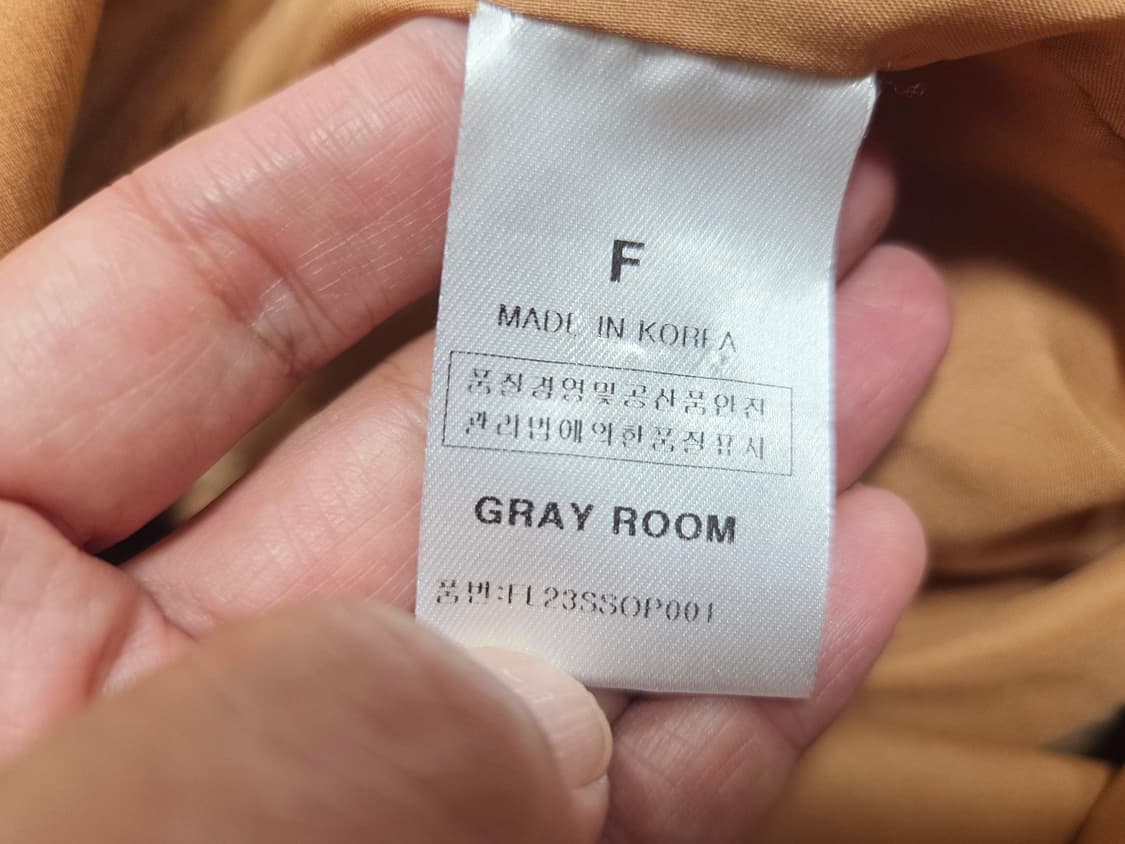그레이룸(GRAYROOM) 마랑 핀탁원피스 프리사이즈 상품이미지9