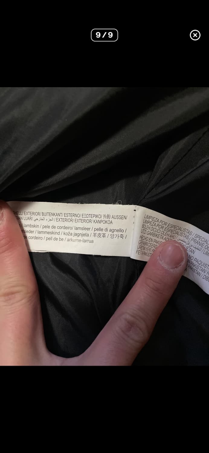 ZARA자라 램스킨 양가죽 레더 자켓 상품이미지9