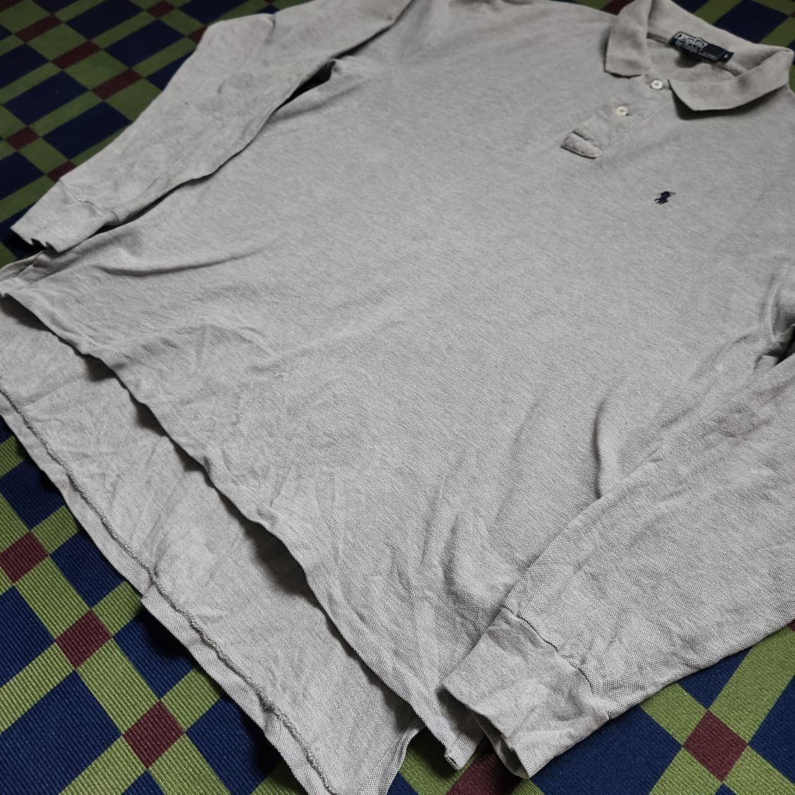 90's 폴로 랄프로렌 롱 슬리브 카라 티셔츠(USAmade) 상품이미지2