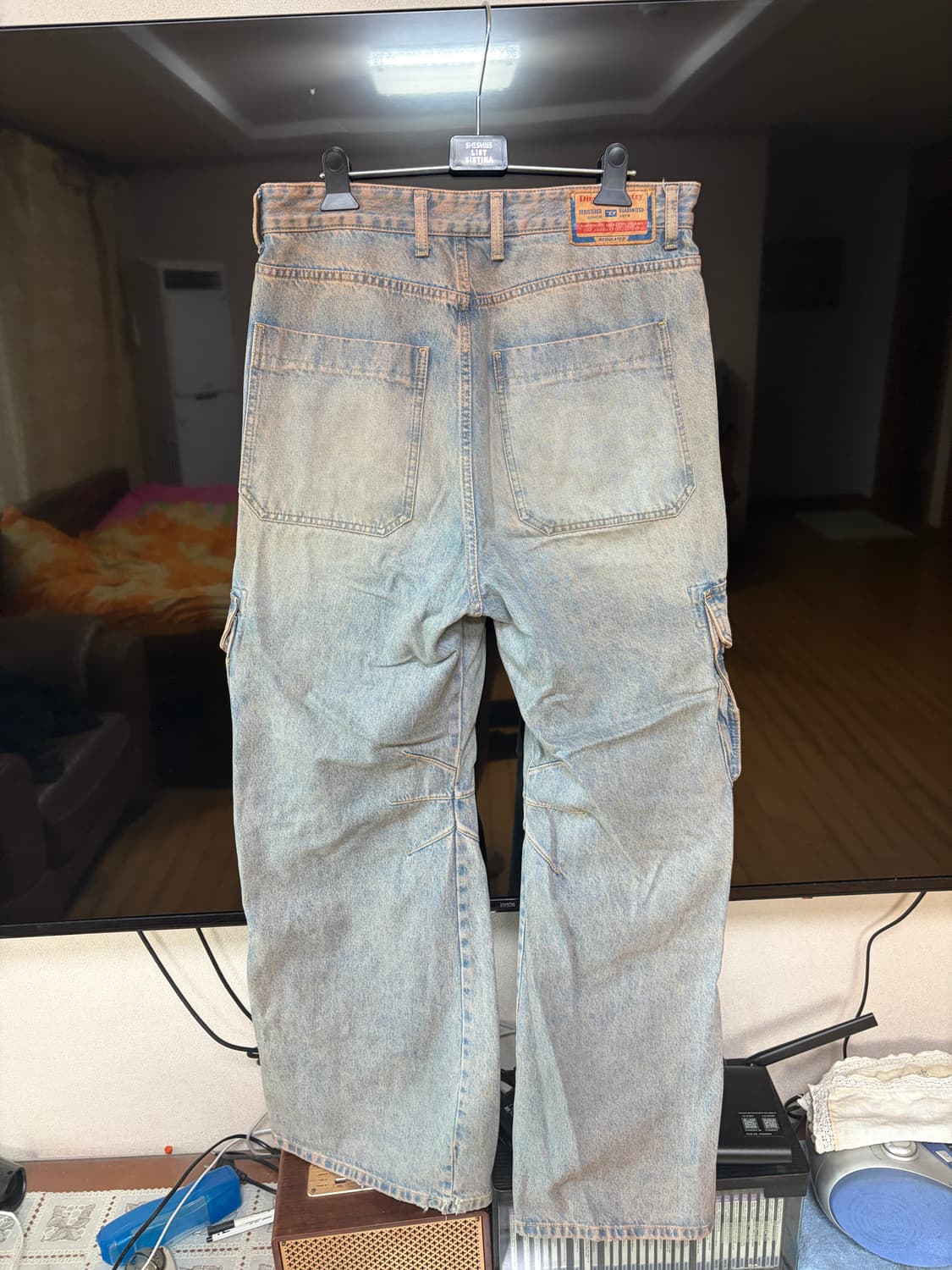 Diesel D-sire 와이드핏 카고 청바지 상품이미지2