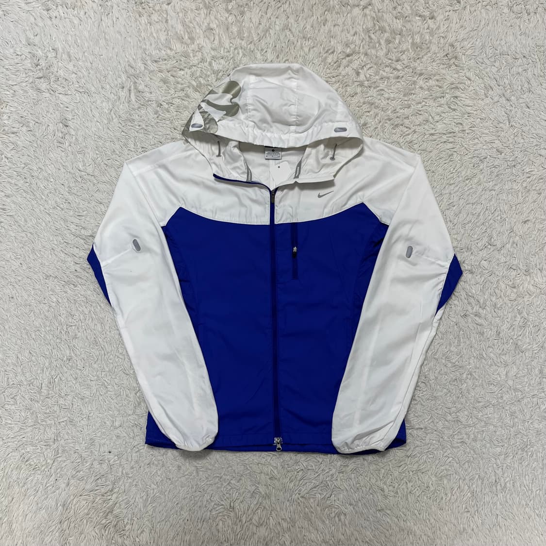 Nike blue running windbreaker 상품이미지5