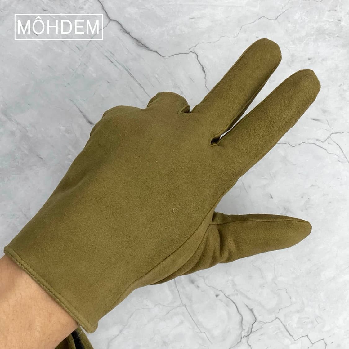 [premium] 스웨이드 가죽 장갑 올리브 상품이미지9