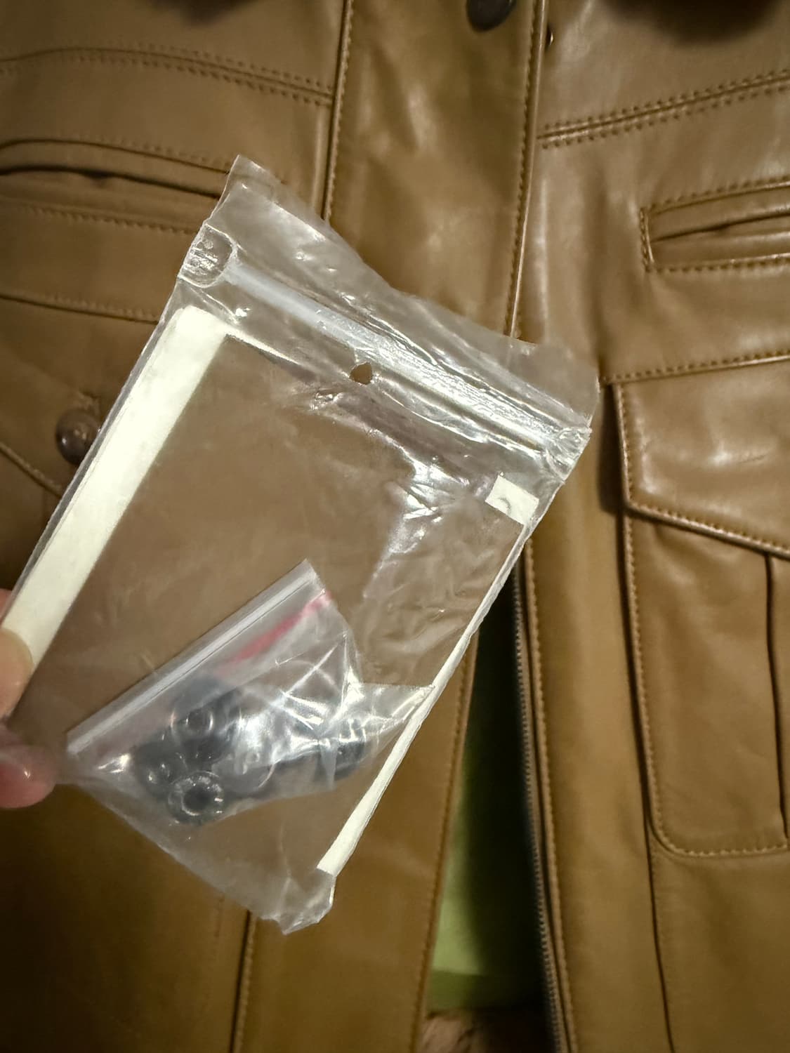 막스마라 위켄드 렉스퍼 트리밍 가죽자켓 상품이미지5
