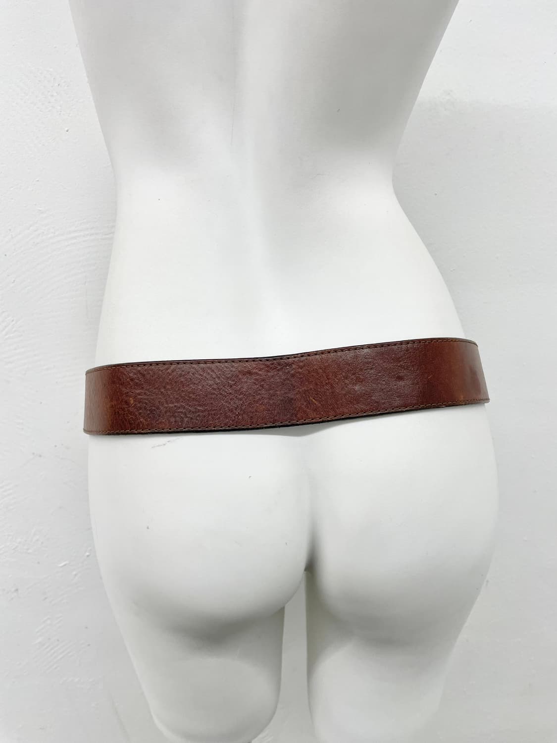 디스퀘어드 리얼레더 로고 버클 벨트 상품이미지4