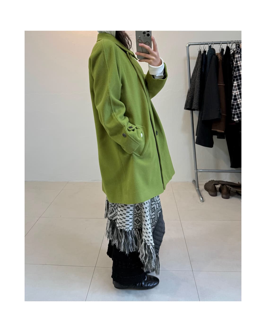 빈티지 울 코트  상품이미지3