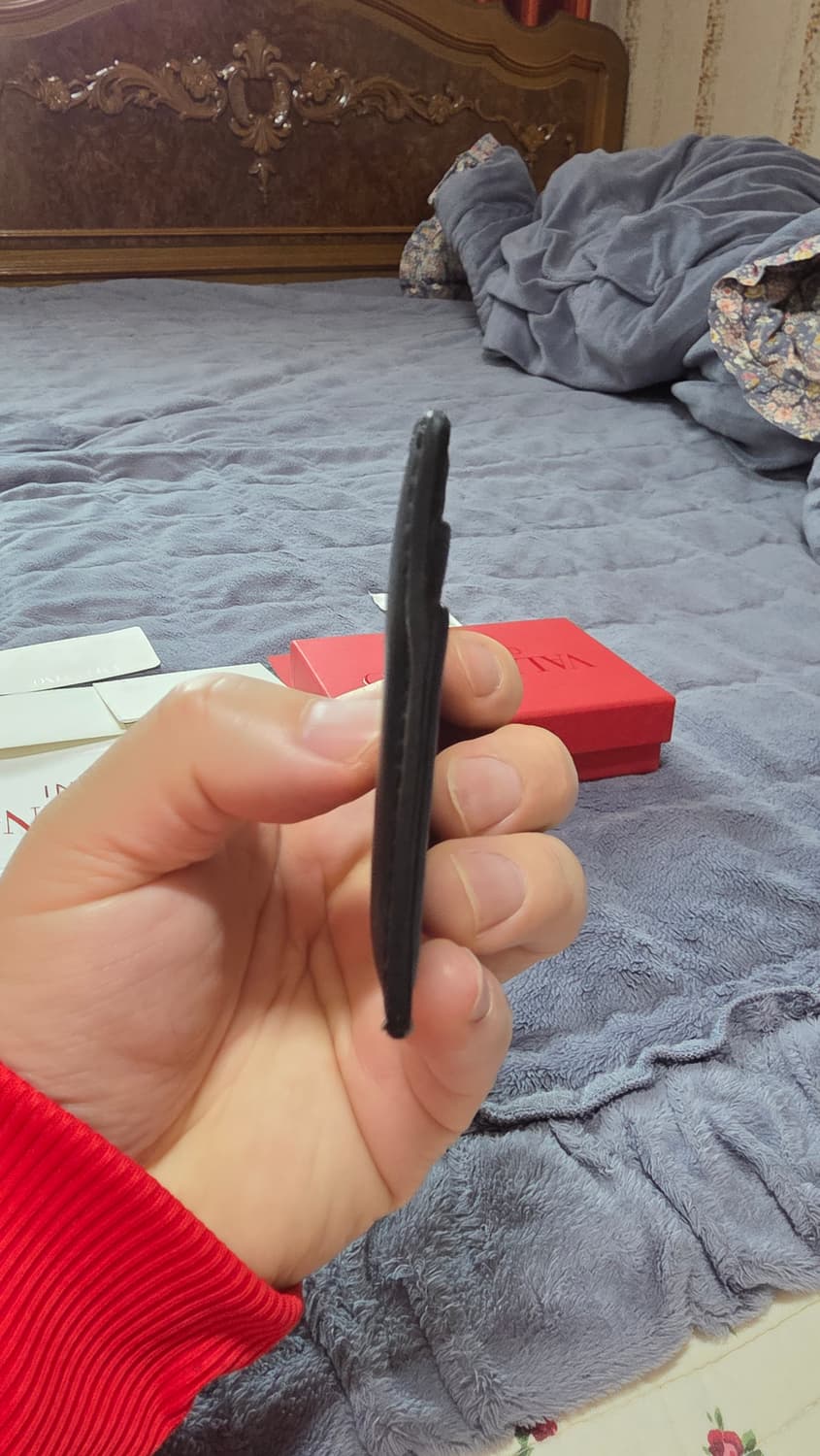 (정품) 발렌티노 VLTN 카드지갑/남녀공용/검정/개인/팝니다. 상품이미지7