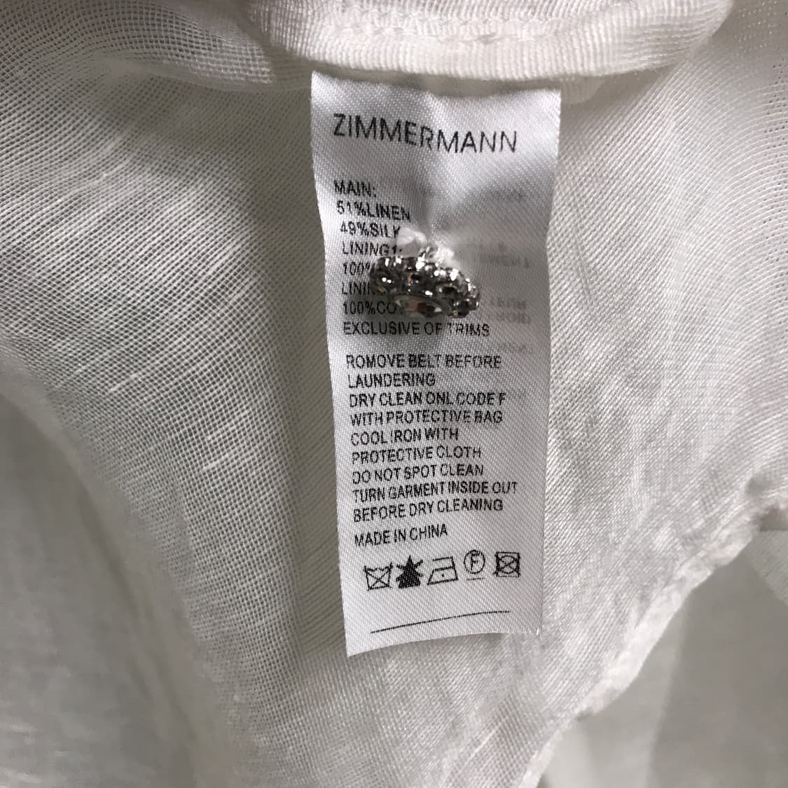 짐머만 실크 혼방 셔츠 0(W) 상품이미지6