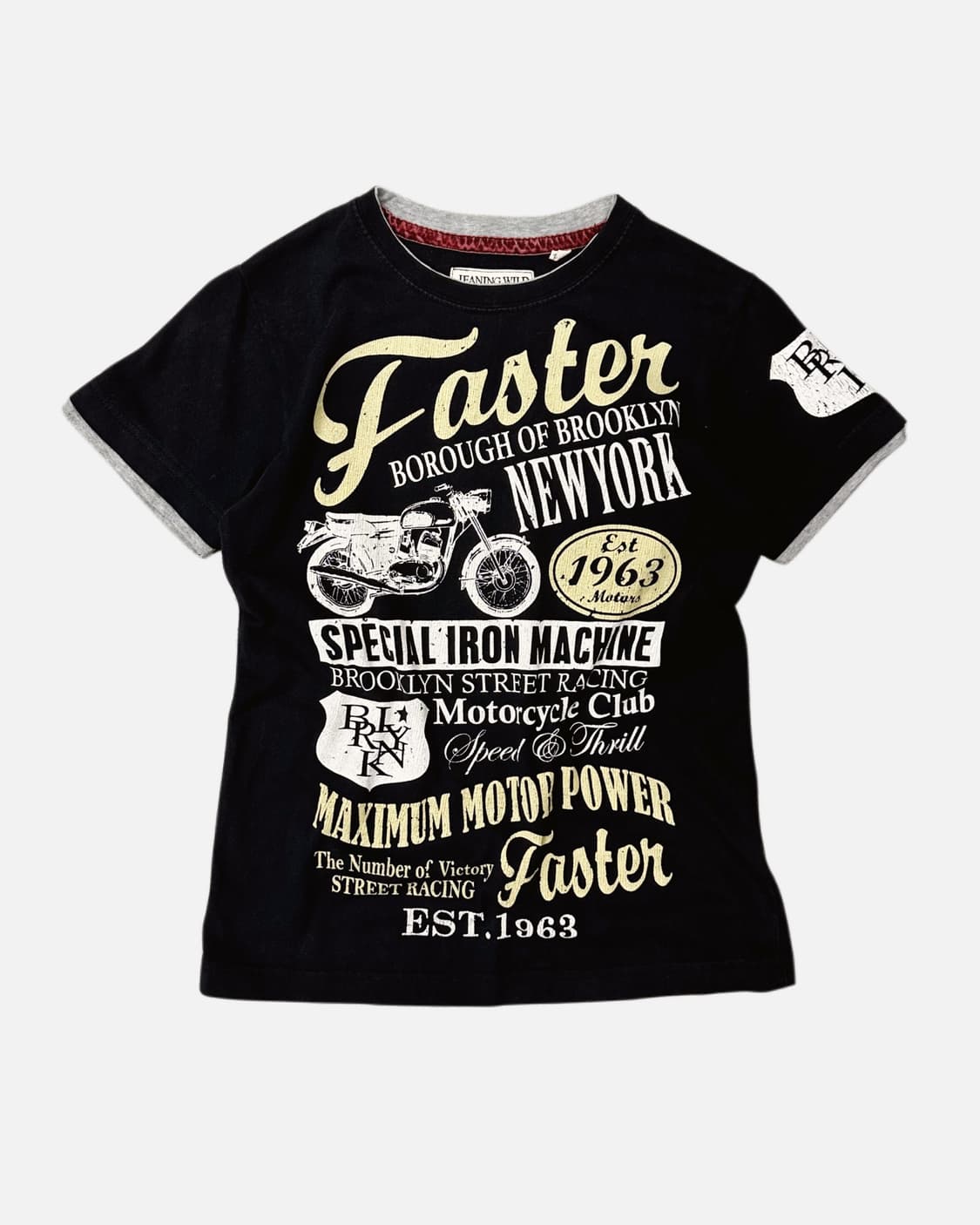 vintage motorcycle printing t-shirt 상품이미지1