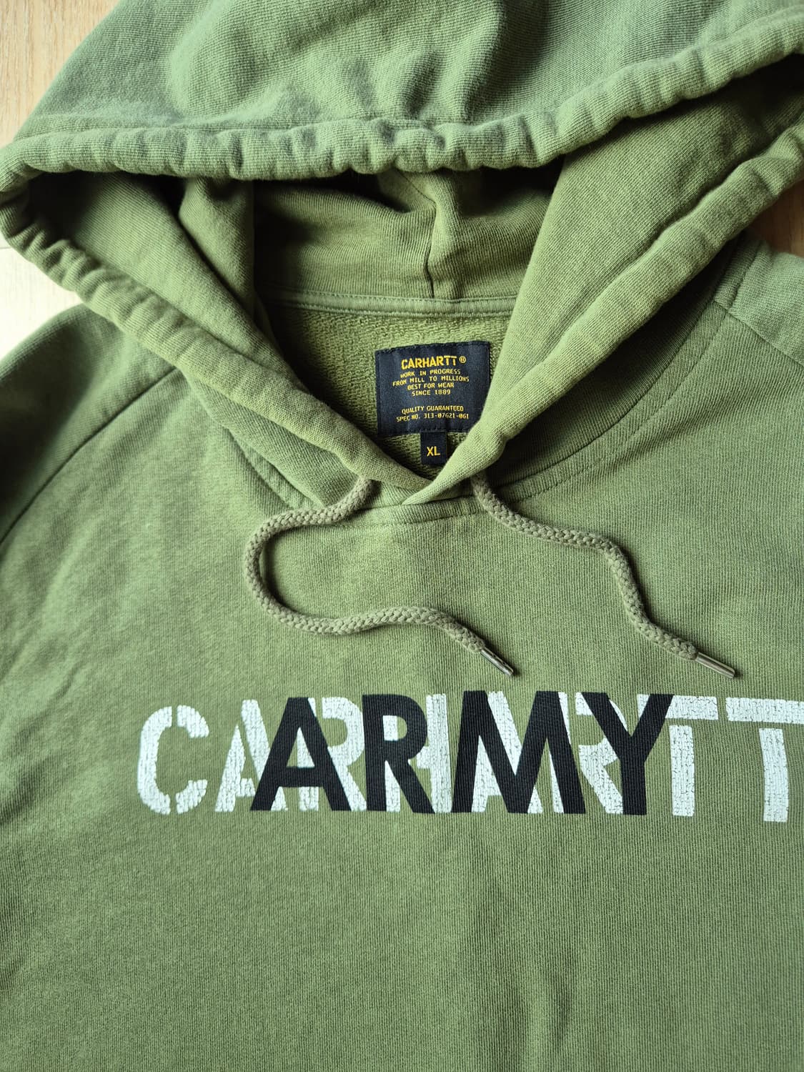 칼하트 wip x army 후디 XL 상품이미지2