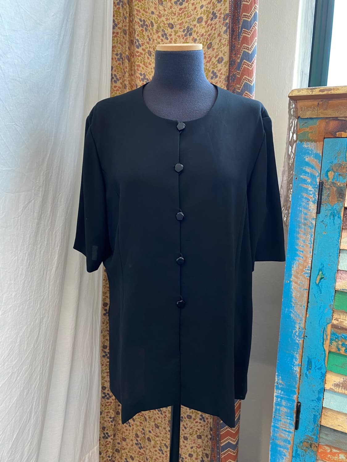 블랙 반팔 자켓(XL) 상품이미지9