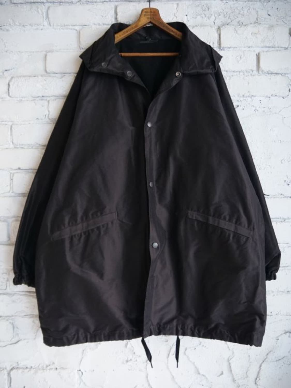 코모리 코튼실크 후디드 코트 택보유 상품이미지3