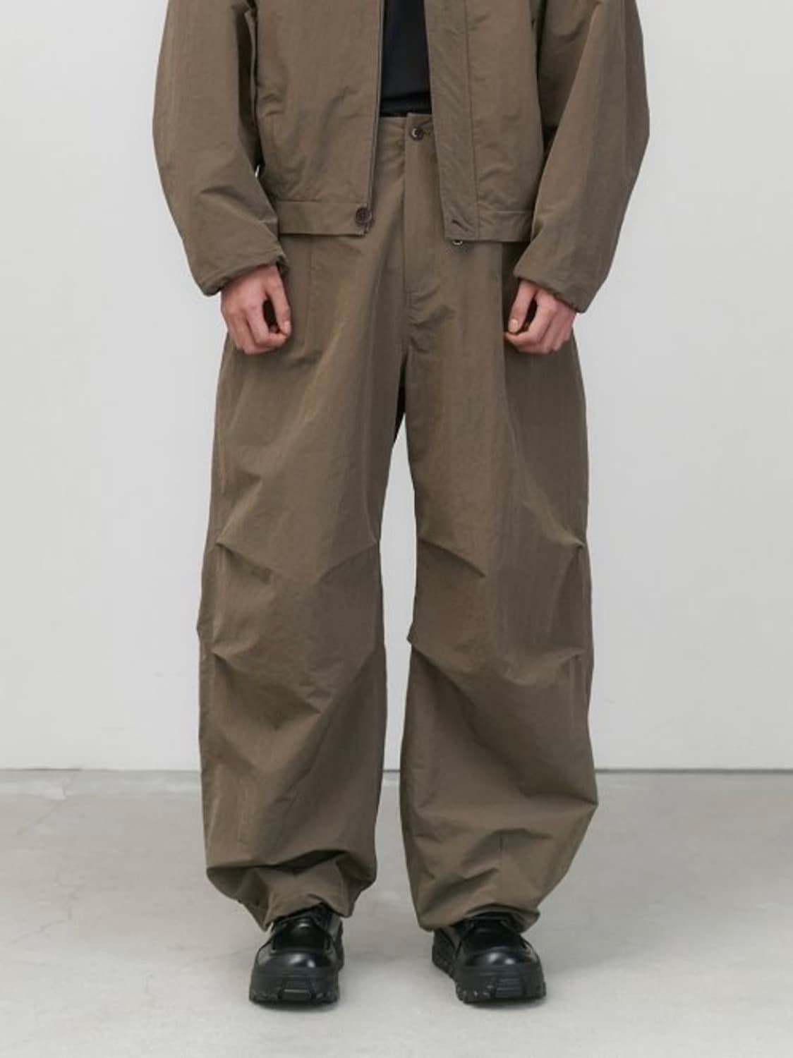 아모멘토 립스탑 볼륨 점퍼 블랙 M 자켓 남녀공용 상품이미지4