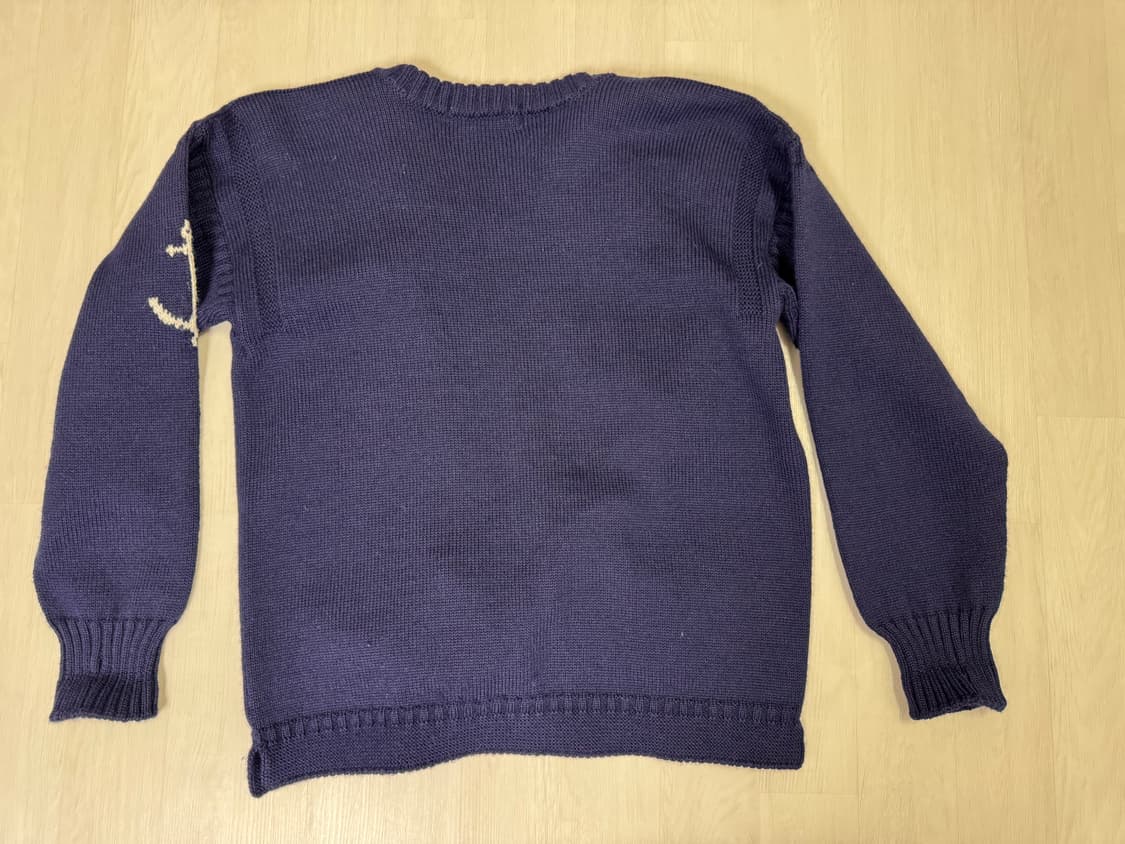 건지울른스 피셔맨 홀가먼트 가디건 - 네이비 상품이미지3