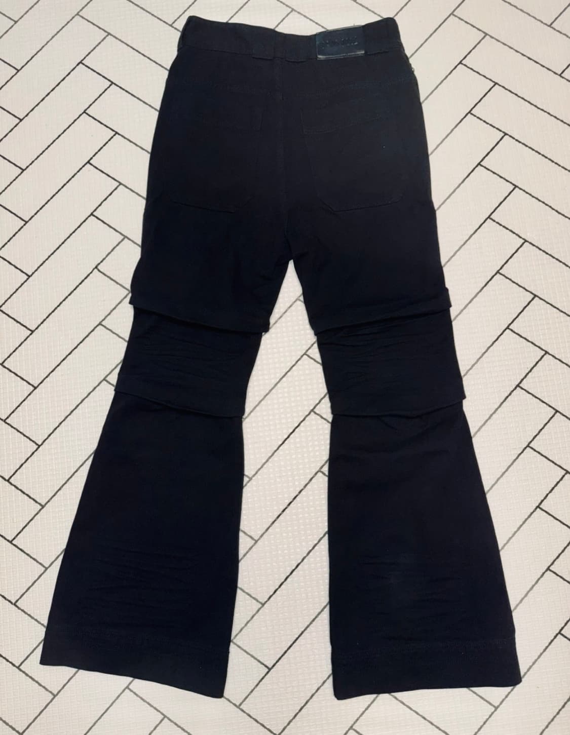 블랙 플레어 팬츠 상품이미지2