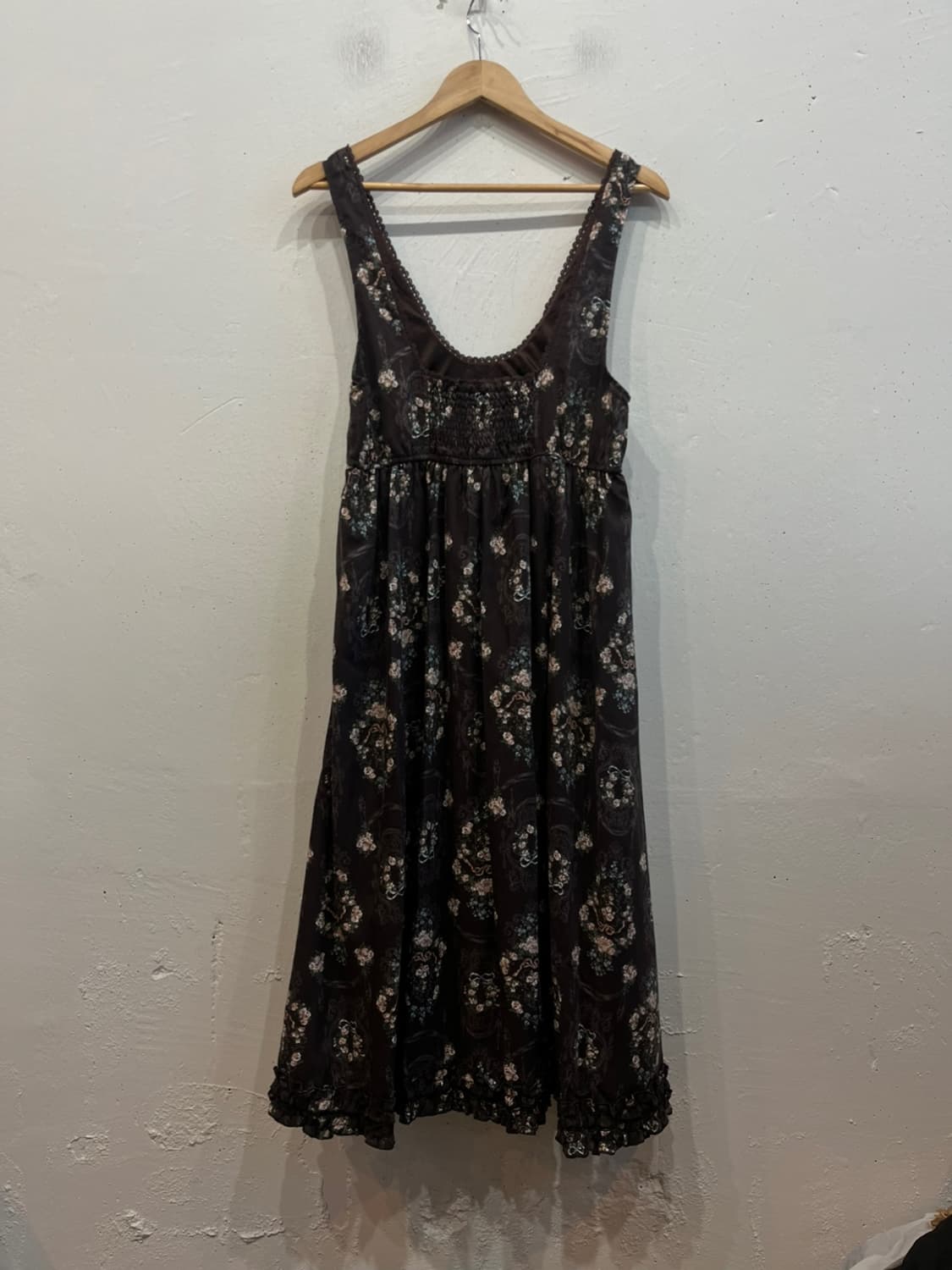 액시즈팜 플라워 프릴 원피스 상품이미지4