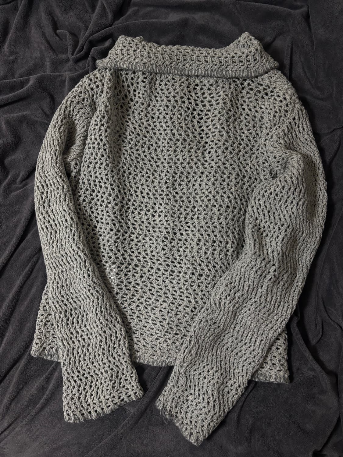 Coyseio NET KNIT CARDIGAN GREY size1 상품이미지9