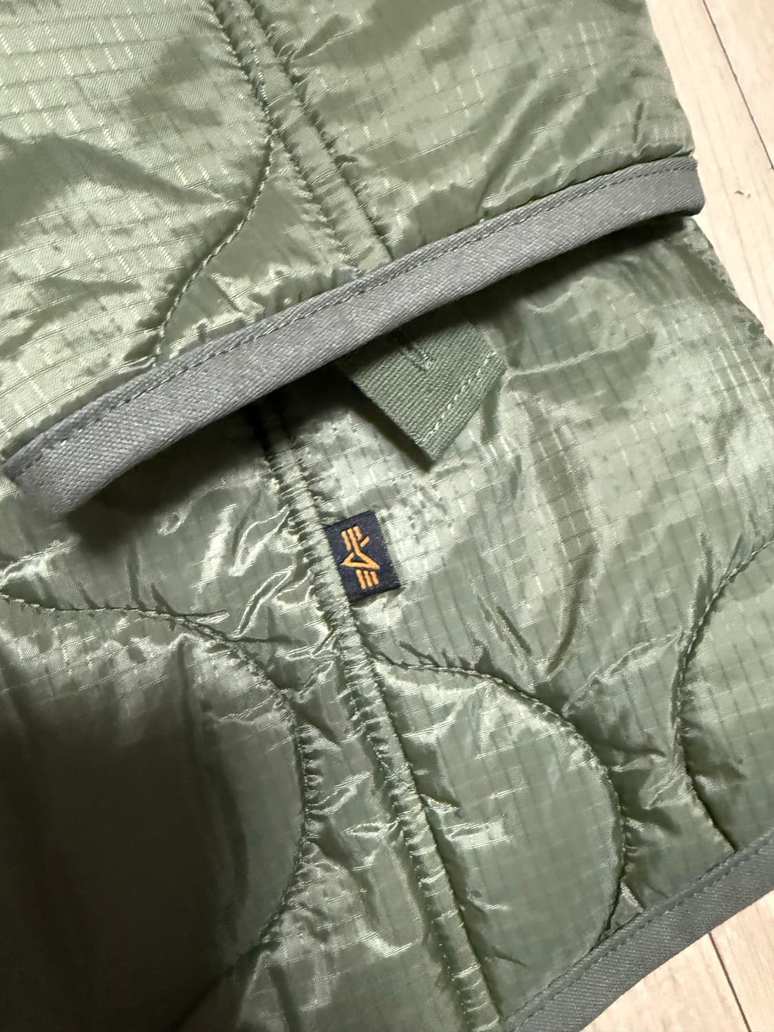 꼼데가르송(CDG)x알파 인더스트리 바이어스 라이너 깔깔이 L 상품이미지6