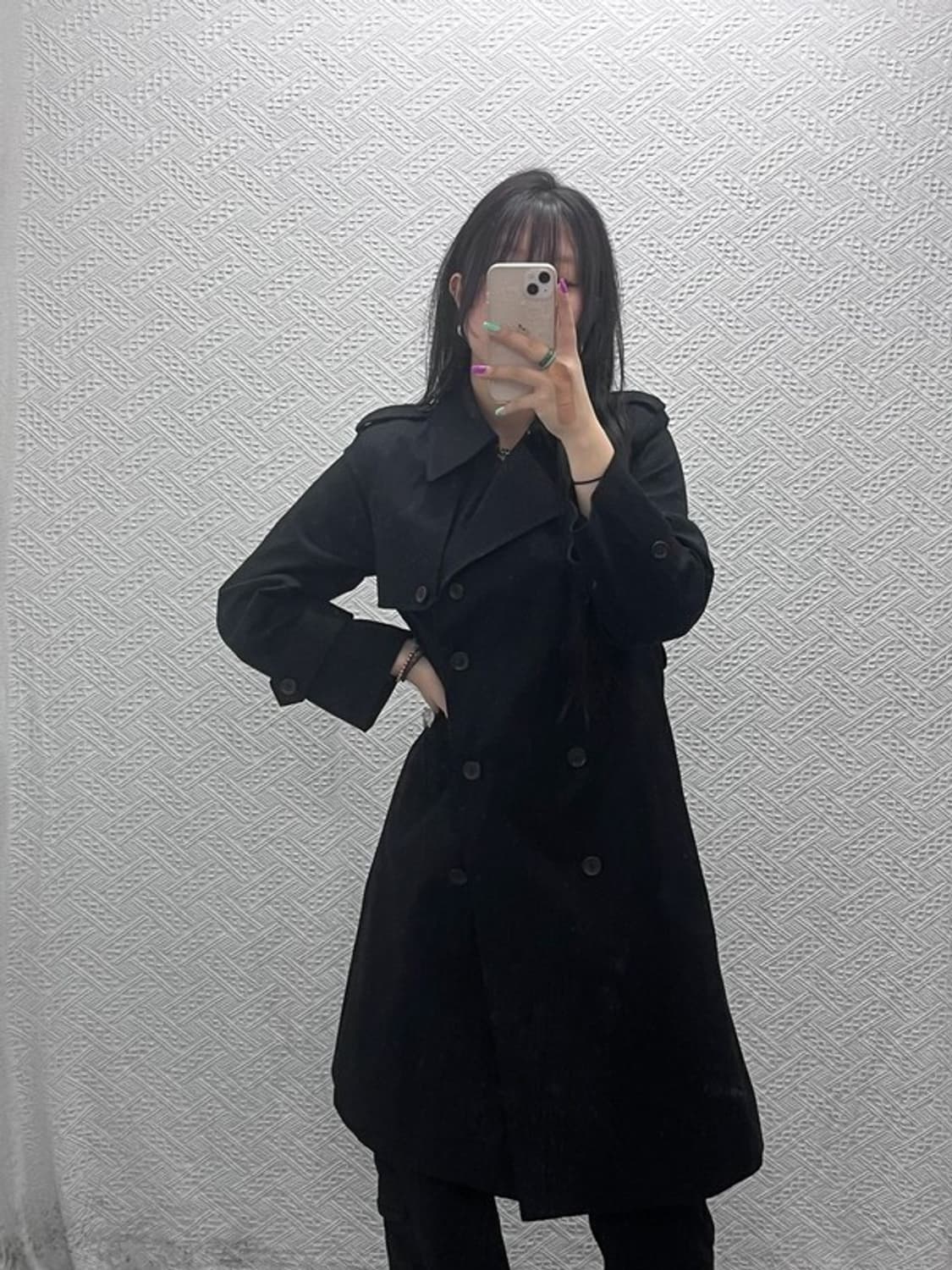 유니클로 C 캐주얼 모던시크 트렌치 코트 S C07382 상품이미지2