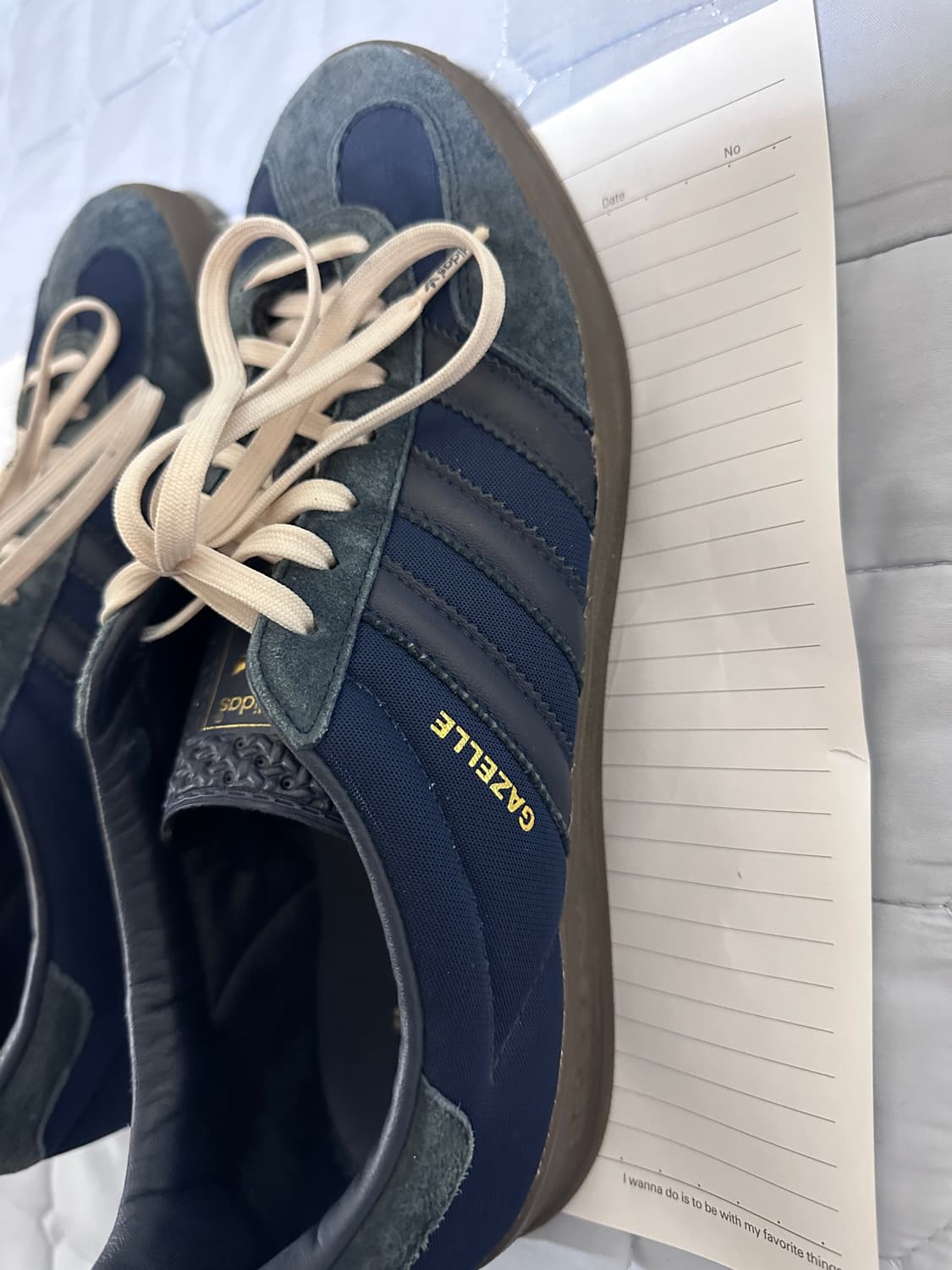 아디다스 가젤 인도어 컬리지에이트 네이비 (275) 상품이미지3