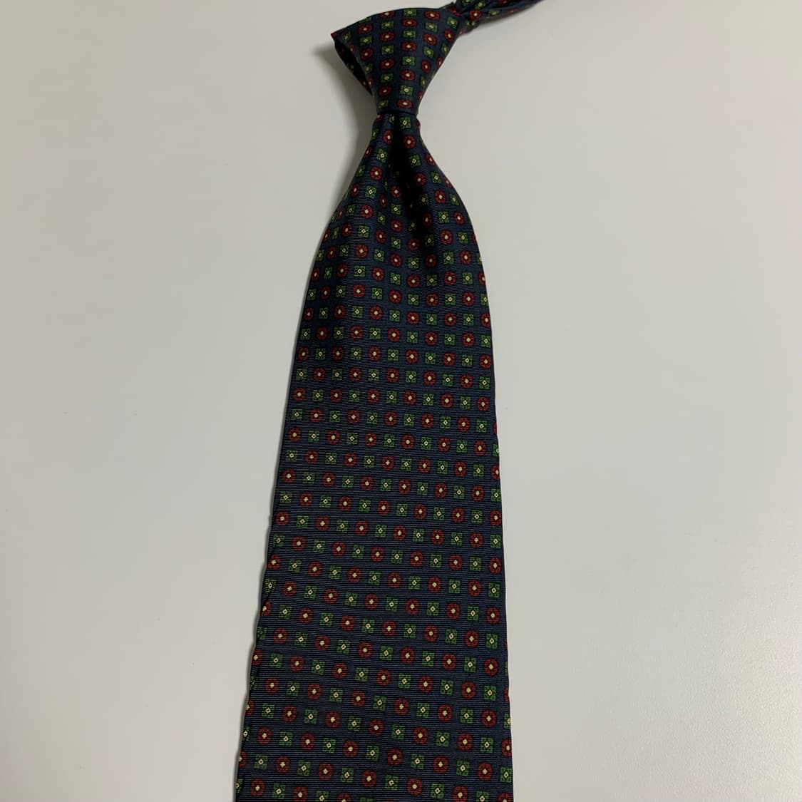 멀버리(Mulberry) 프랑스 100실크 기하학적패턴 명품넥타이 A+ 상품이미지8