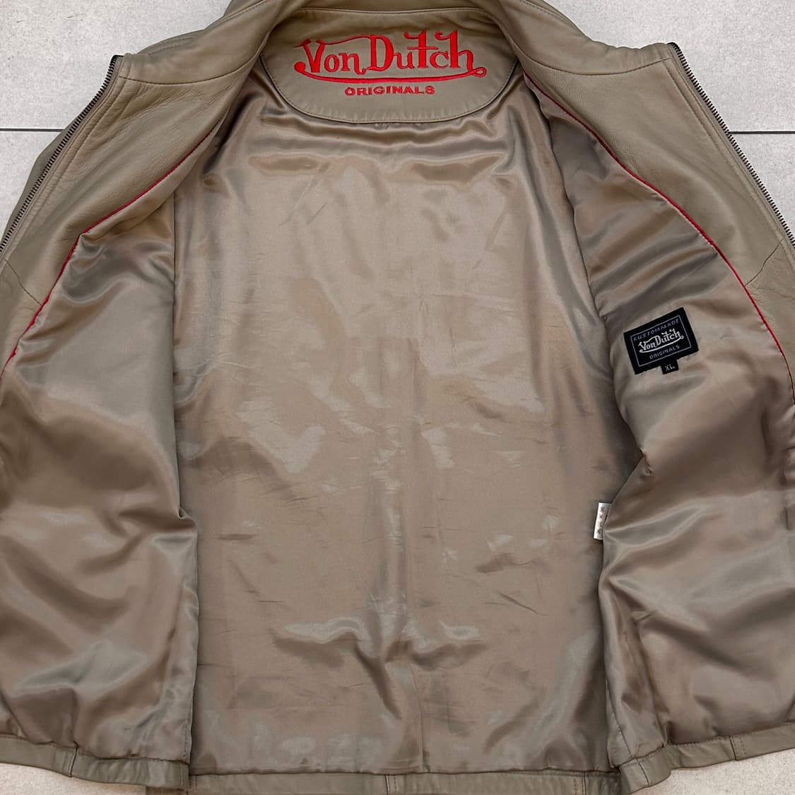 본더치 유틸리티 쉽스킨 레더 자켓 상품이미지8