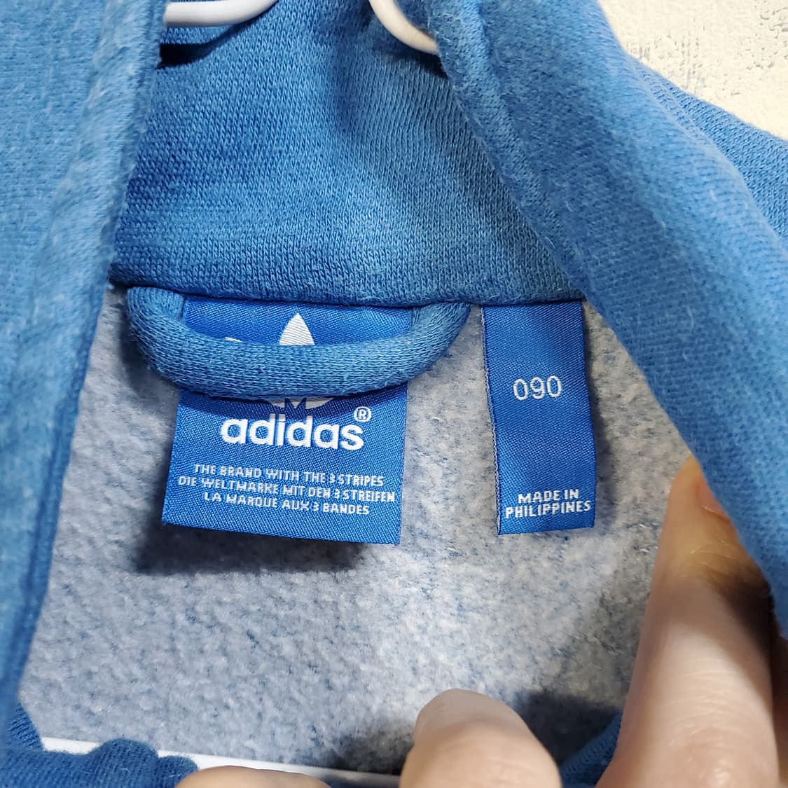 아디다스 파이어버드  삼선 트랙탑 블루  상품이미지5