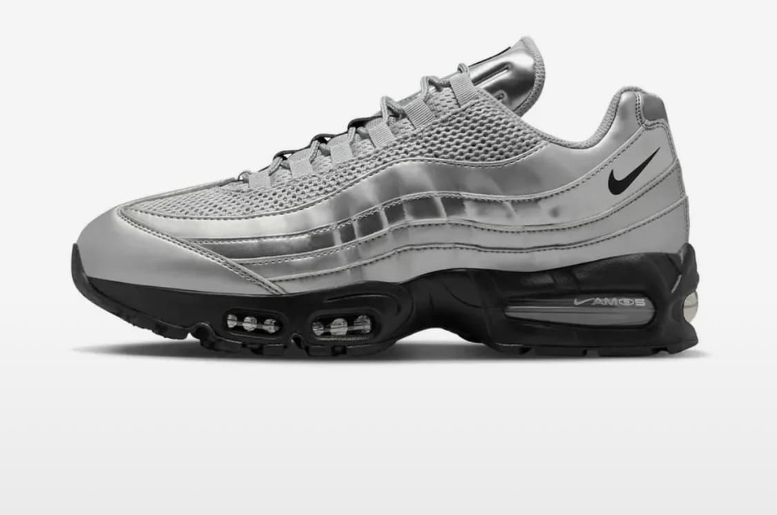 에어 맥스 95 빅 버블 M - 메탈릭 실버:블랙(290) 상품이미지1
