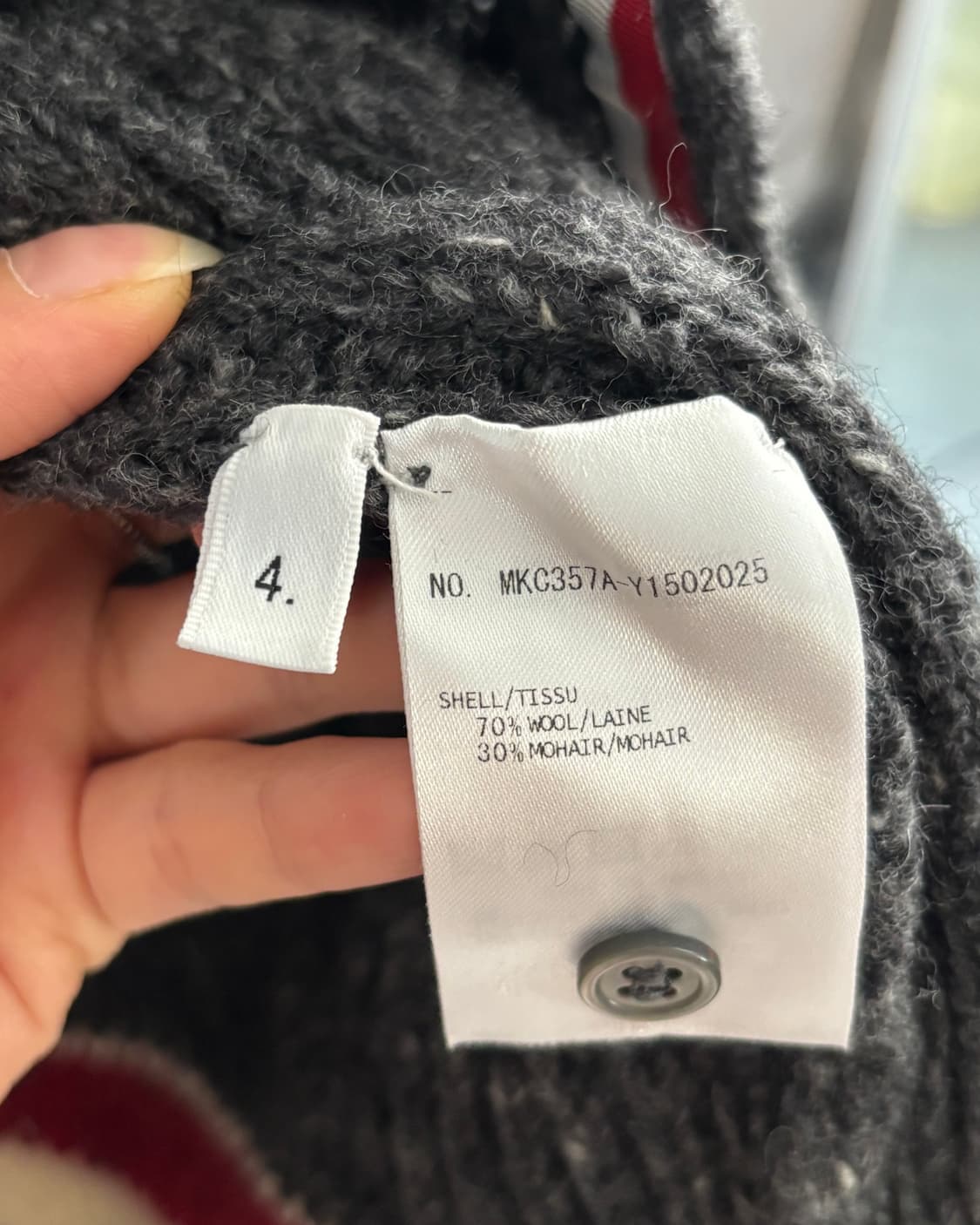 Thom Browne 톰브라운 모헤어 울 가디건 상품이미지8