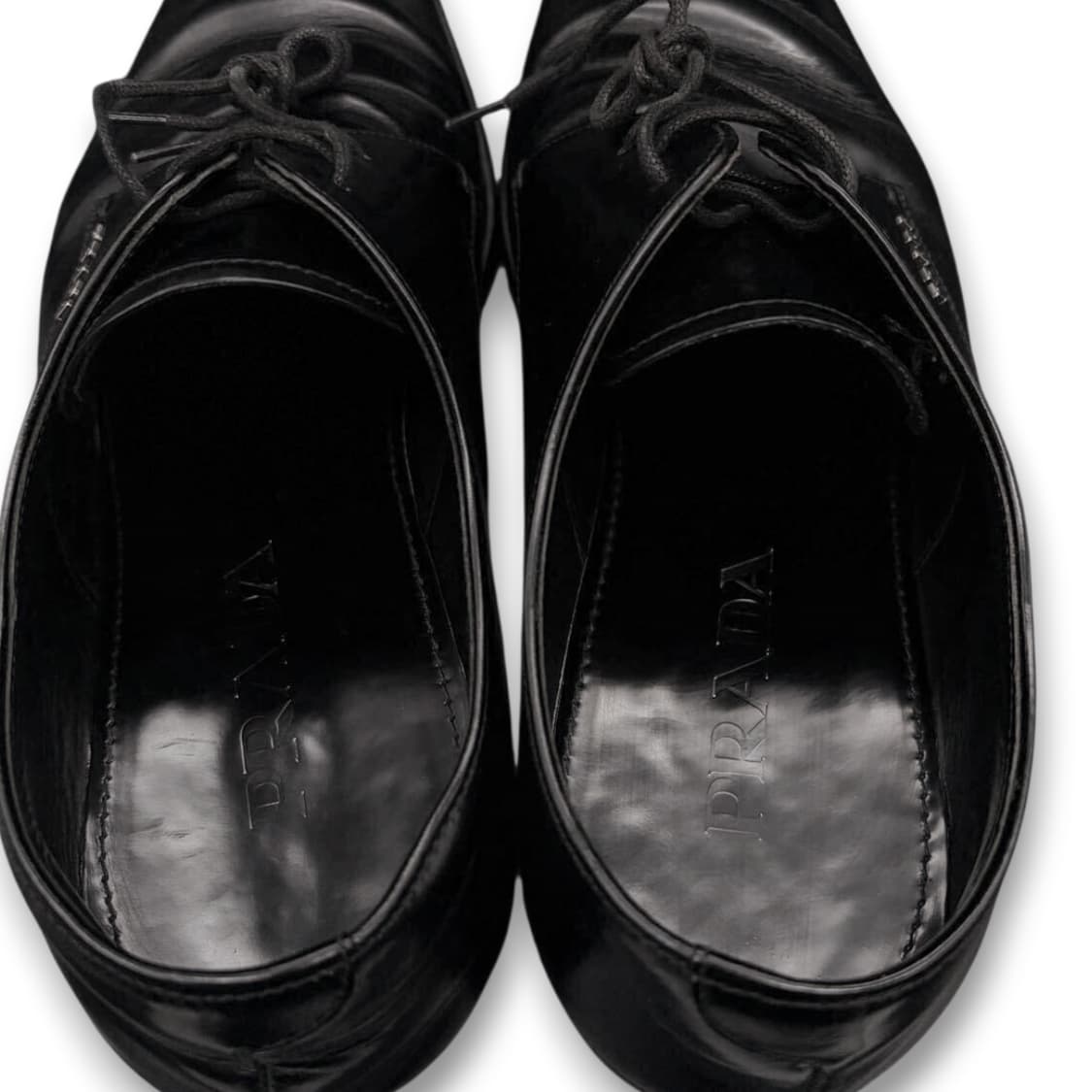 프라다 로고 플레인토 더비슈즈 상품이미지6