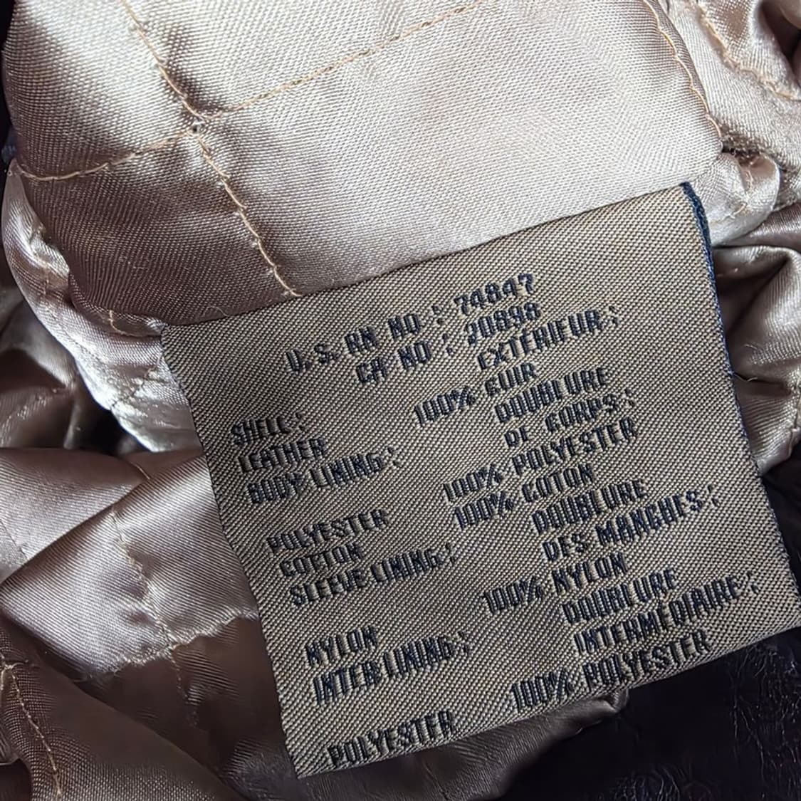 ANDREW MARC 빈티지 리얼레더 자켓 3XL 상품이미지6