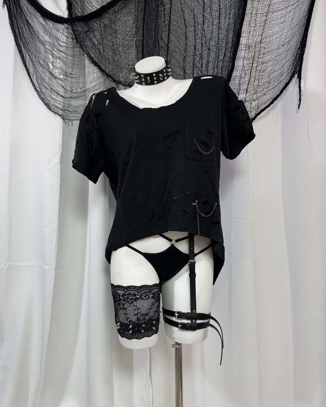 damage chain t-shirt 상품이미지1