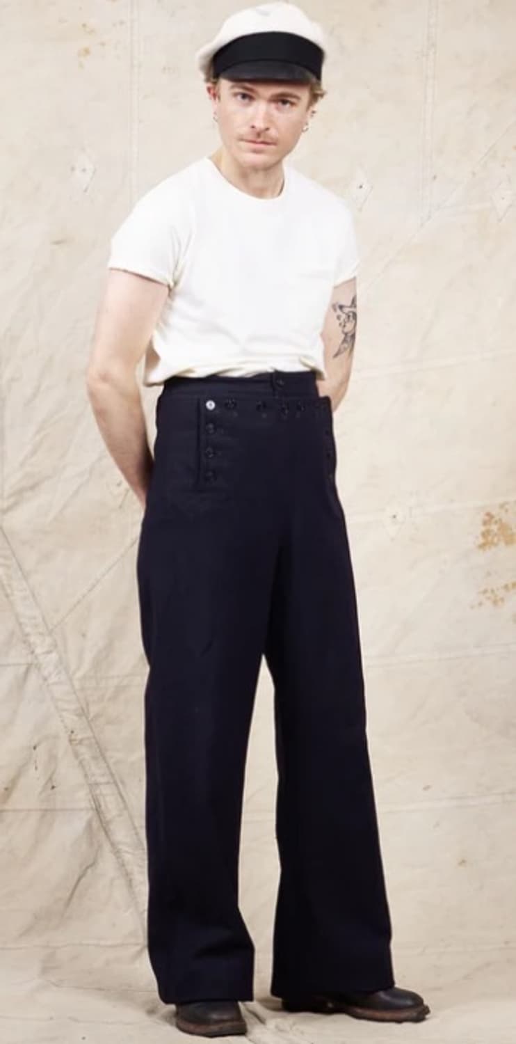 Rare!!! 40’s USN Wool Sailor Pant. 상품이미지10