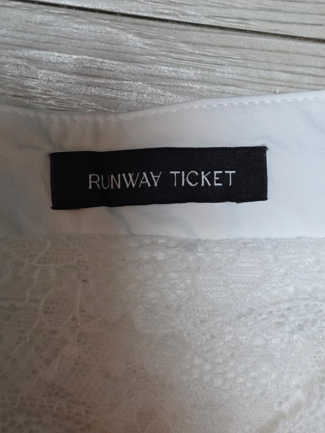RUNWAY TICKET(현 오운서) 화이트 레이스 바지 상품이미지4