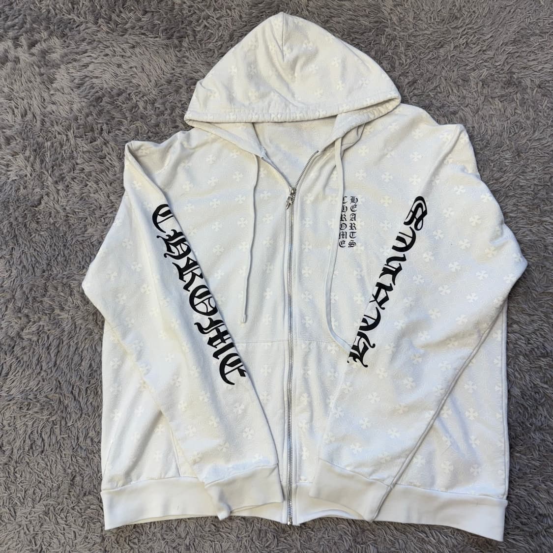 크롬하츠 플러스 크로스 올 오버 후드집업 한정판 xl 상품이미지3