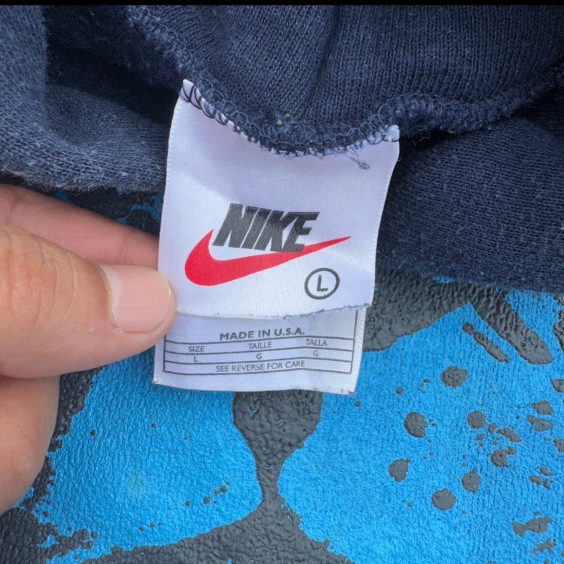 [L] 90s Nike 센터 스우시 후드티 상품이미지8