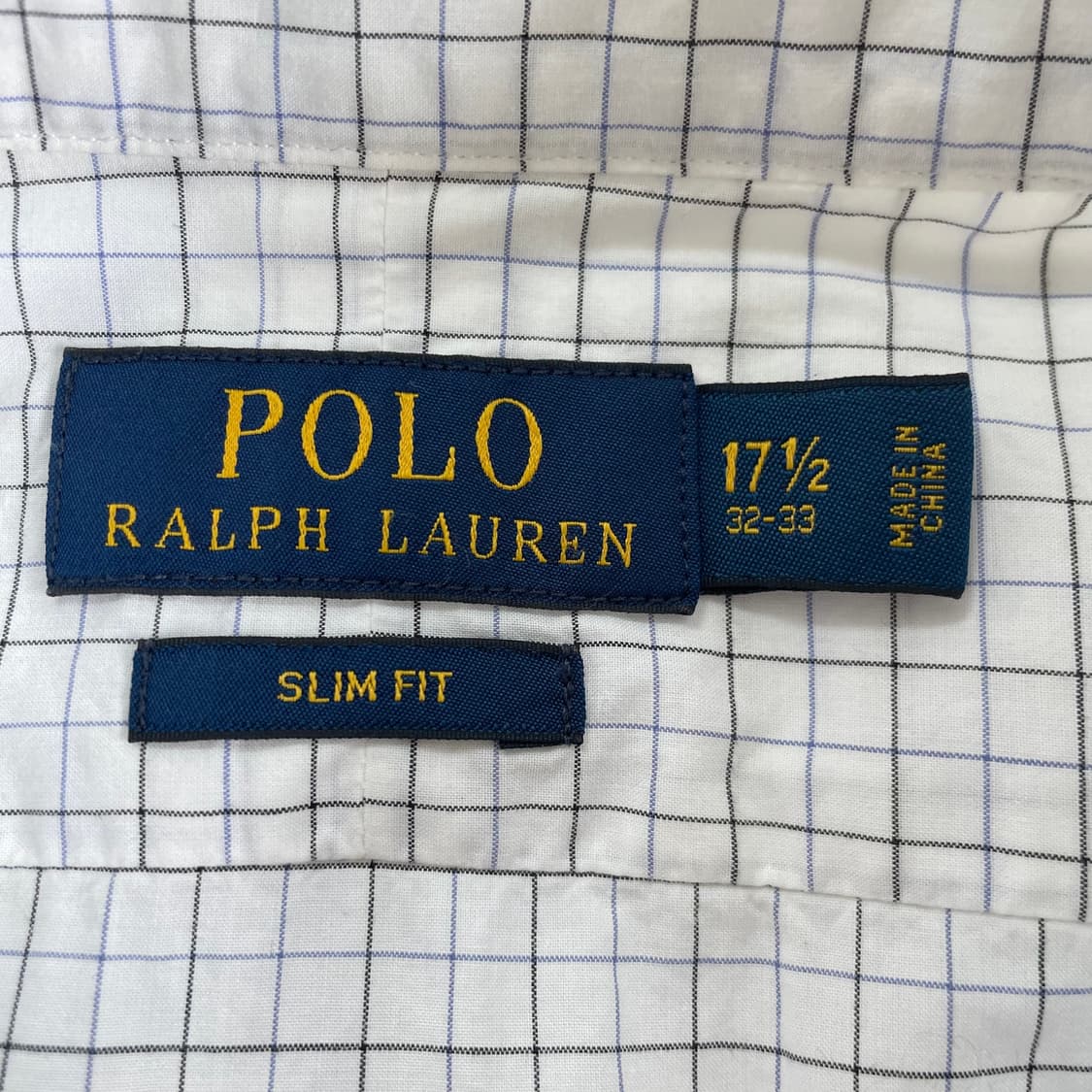 Polo  폴로 랄프로렌 신형 자수 화이트 체크 셔츠 상품이미지4