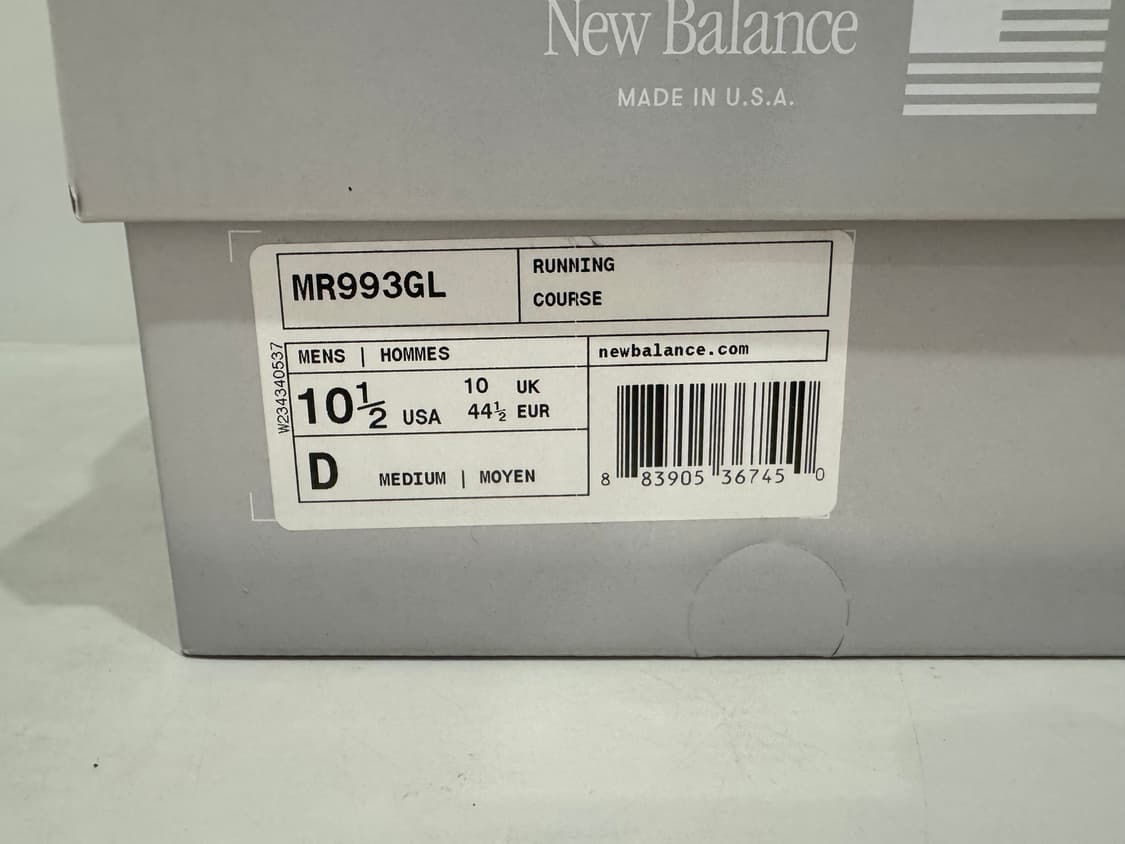 [285] 뉴발란스 993 MIU 그레이 (D 스탠다드) 상품이미지7