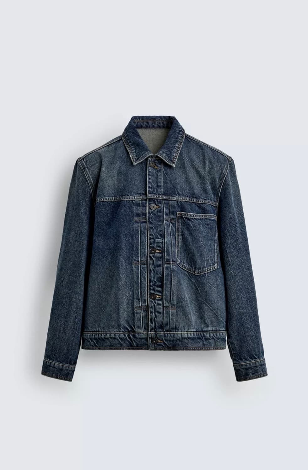 새상품) M 자라 오리진스 남성 데님 자켓 상품이미지2