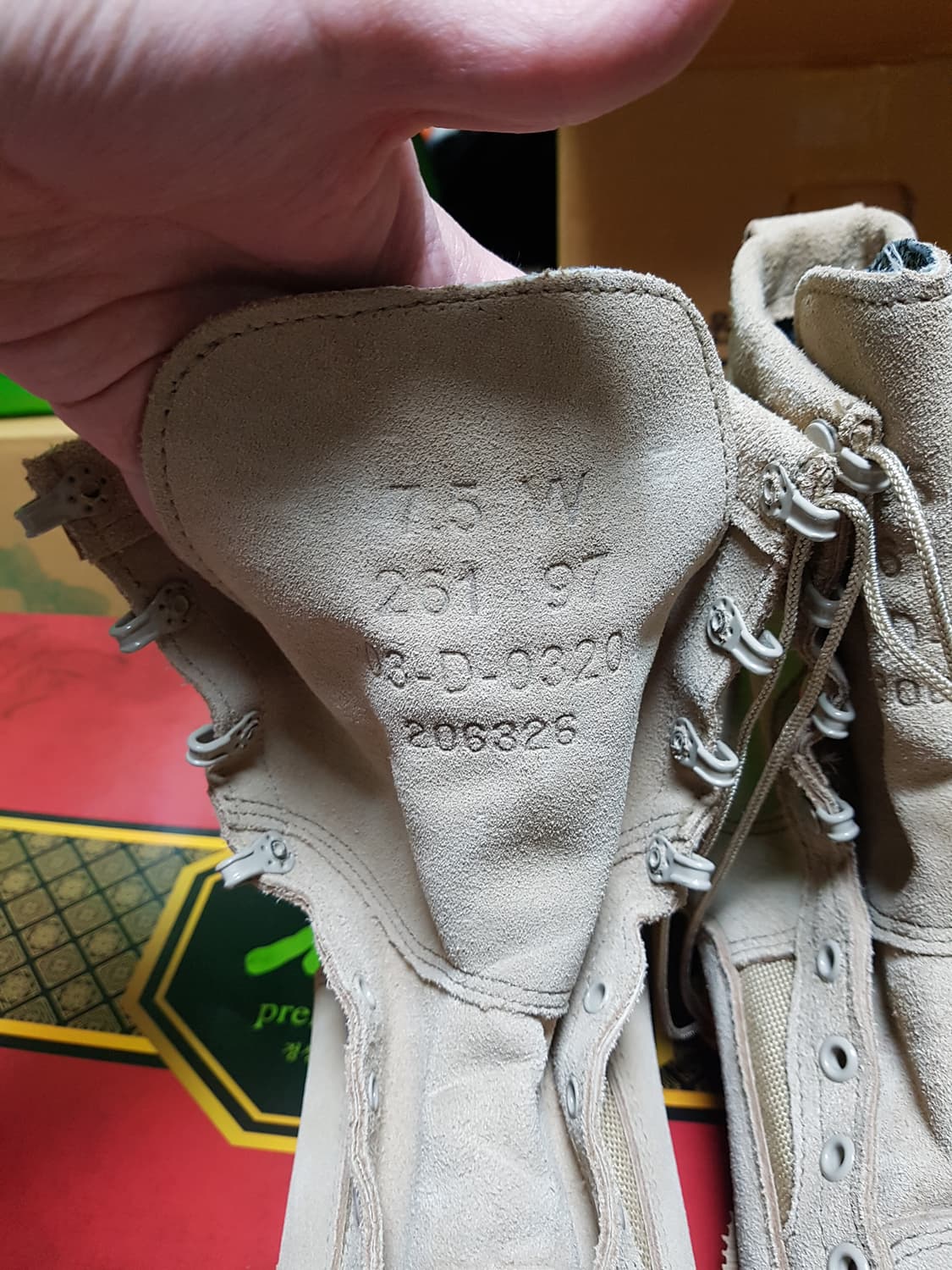 웰코 사막화 전투화 군화 부츠 7.5W 판매 상품이미지6