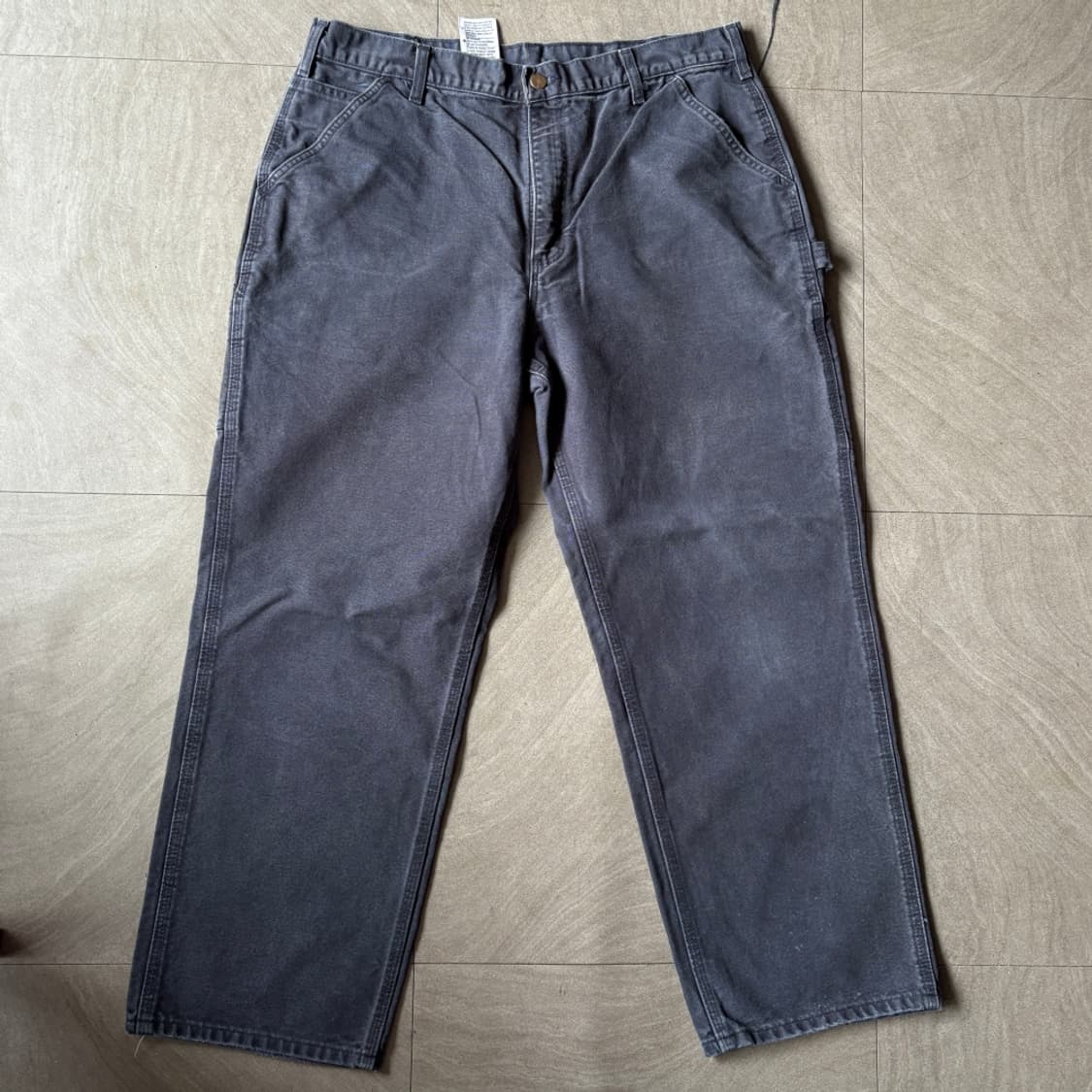 칼하트 정품 오리지널 미드나잇 싱글니 카펜터 팬츠  상품이미지4