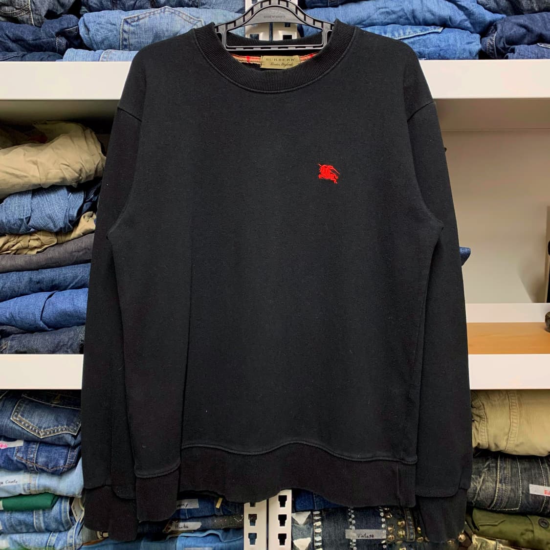 [M] 버버리 스몰로고 라운드넥 맨투맨 스웻셔츠 상품이미지2