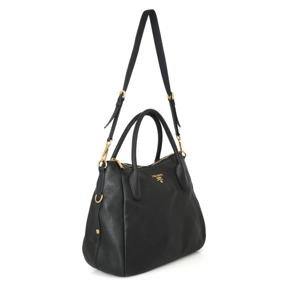 프라다 다이노 숄더 블랙 토트백 라운드백 BR4992 상품이미지5