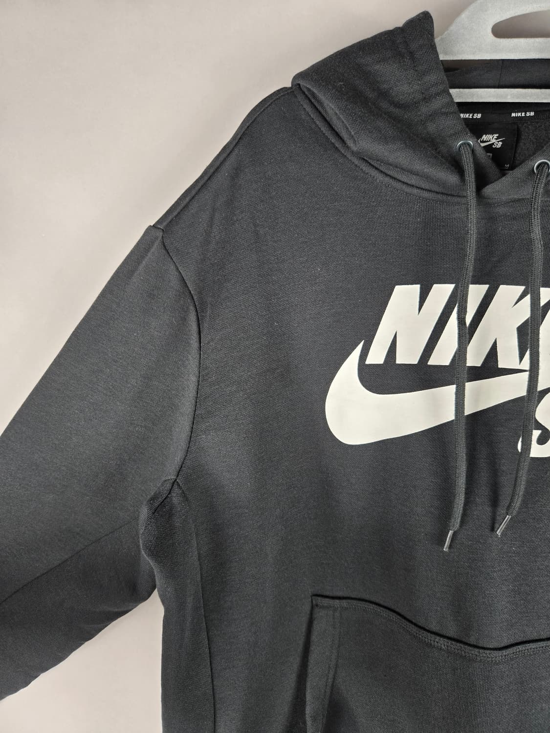 [무료배송]나이키 M 기모 SB 후드티 후드 티셔츠 블랙 검정 상품이미지3
