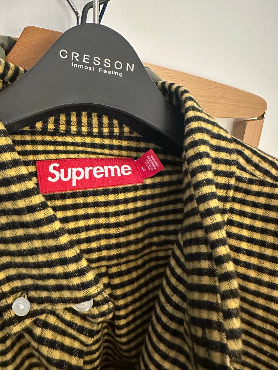 슈프림 체크 옥스퍼드 셔츠 L 상품이미지3