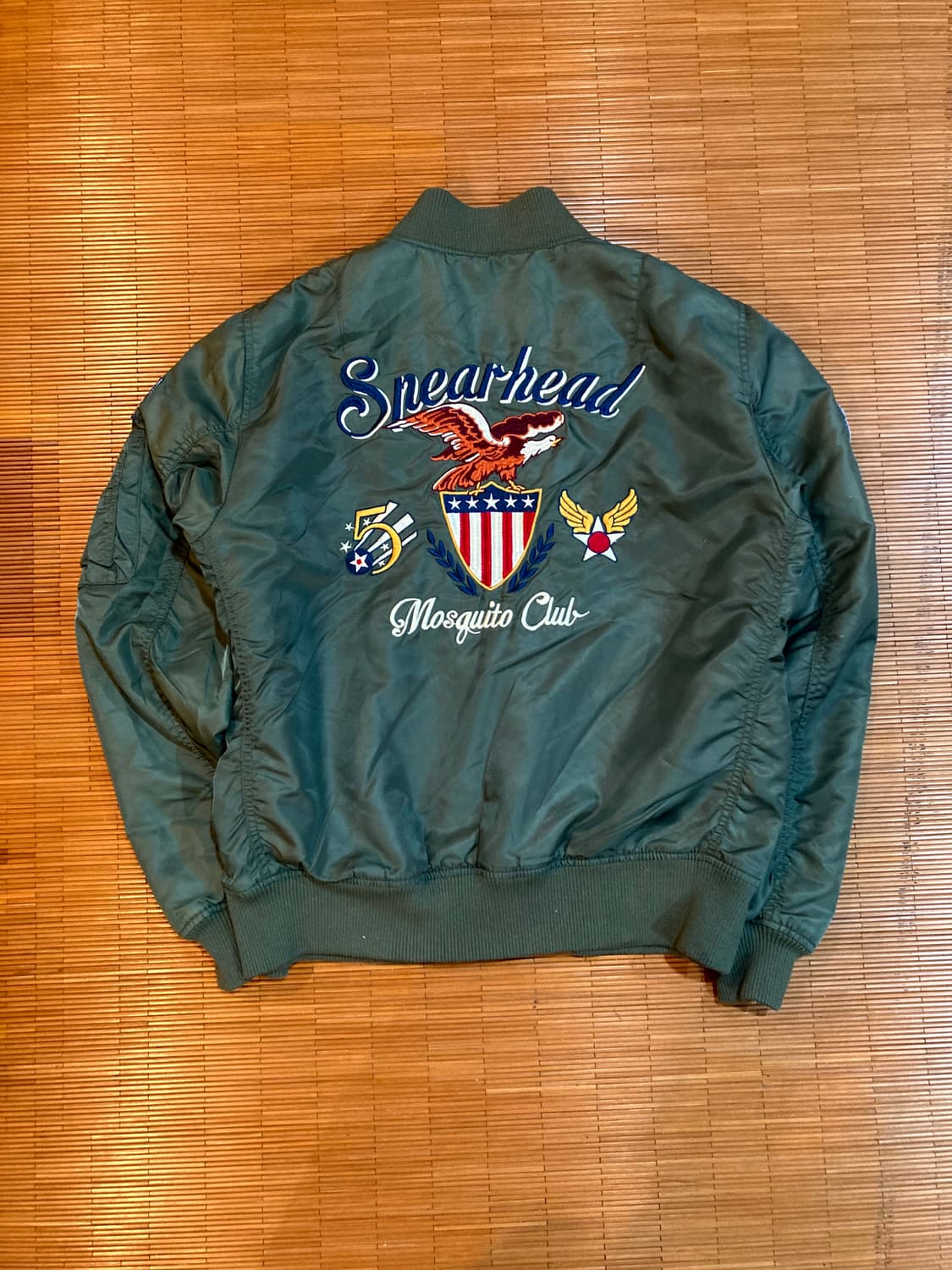 L-2 5th 에어포스 모스키토클럽 플라이트 봄버 상품이미지2