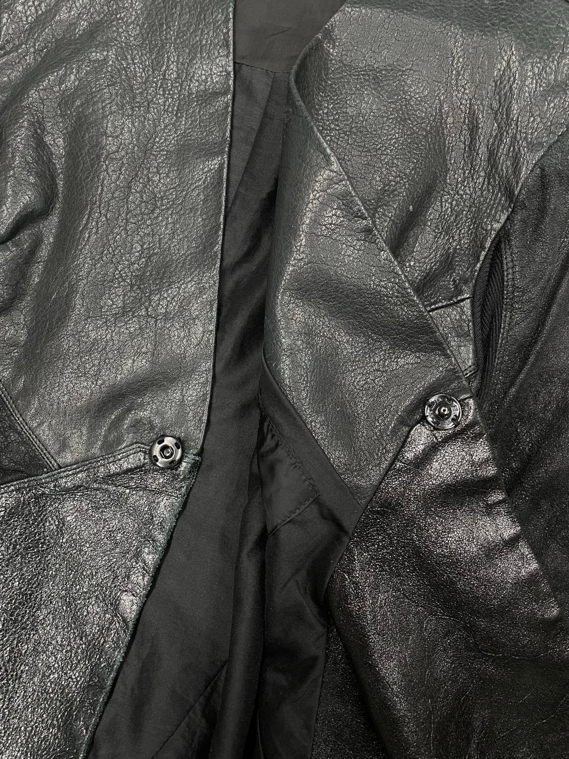 Rick Owens Leather mix jacket (40) 상품이미지4