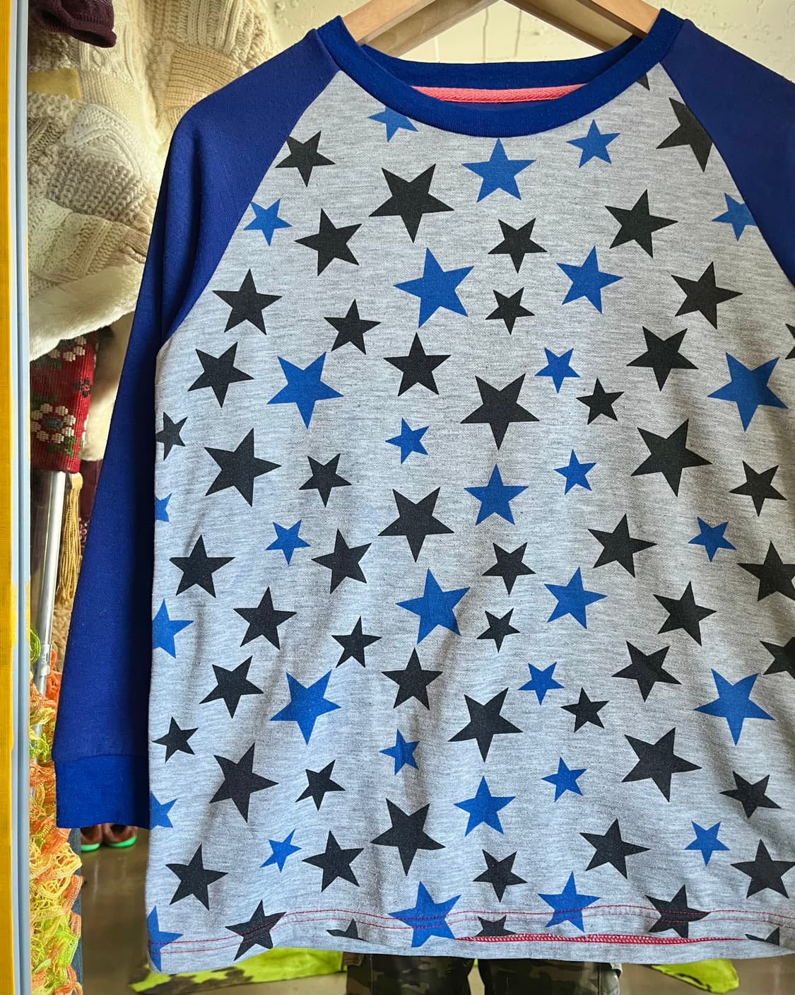Japanese Vintage Raglan Star Long-Sleeve 상품이미지5